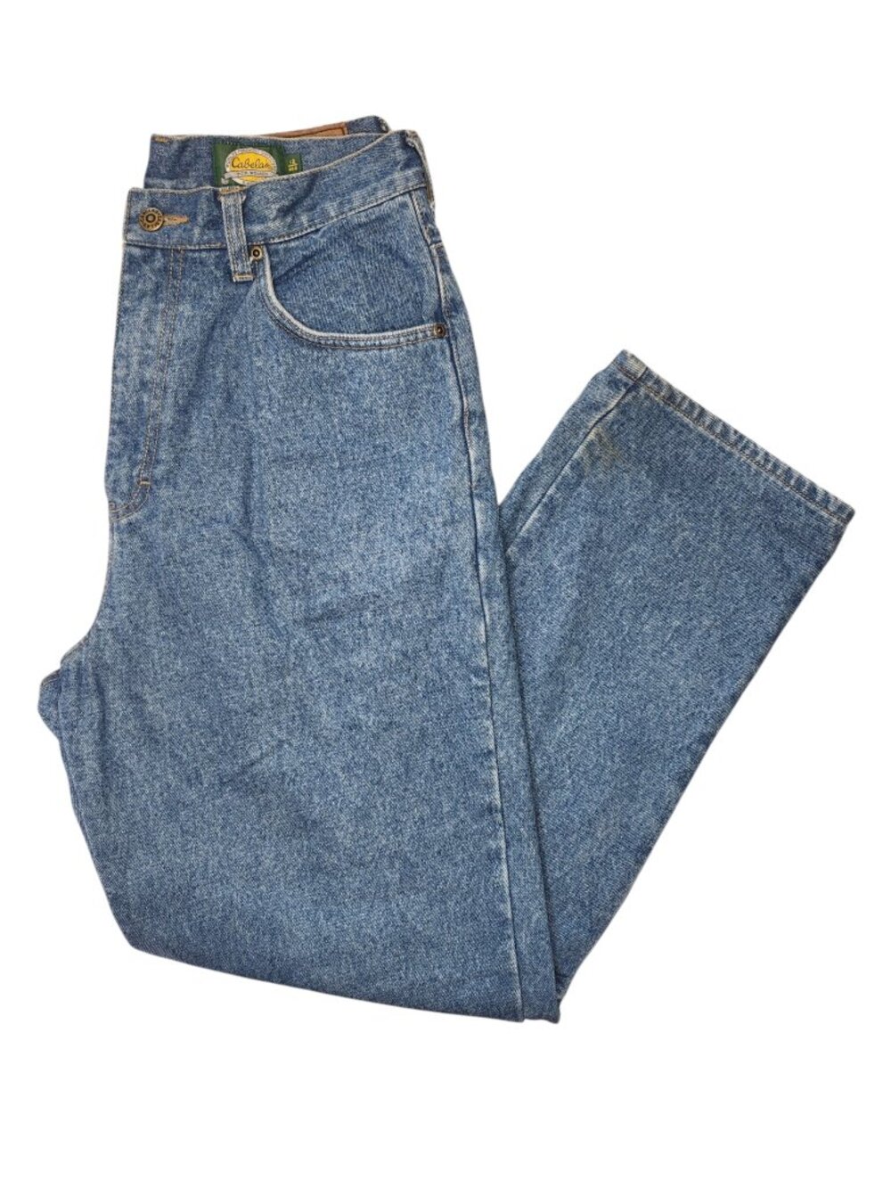 Cabela's Flannel Lined Heavyweight Outdoor Jeans Size 12